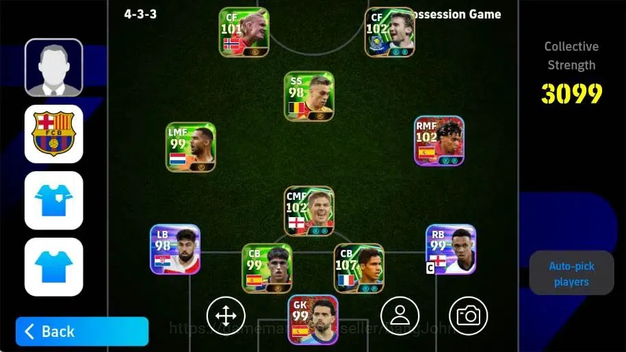 eFootball Accounts Legends & Iconic Players Mobile|PW 3099|Raphael Varane Epic,Steven Gerrard Epic|2026|Check SS EFB2287B 1
