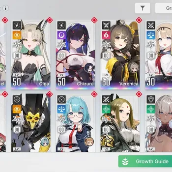 Chaos Zero Nightmare Accounts Global|Lv50|6 SSR (SerenielM2+Sign,Olga,Chizuru,Veronica,Haru,YukiEM1)|2 Selector|Stove|13340