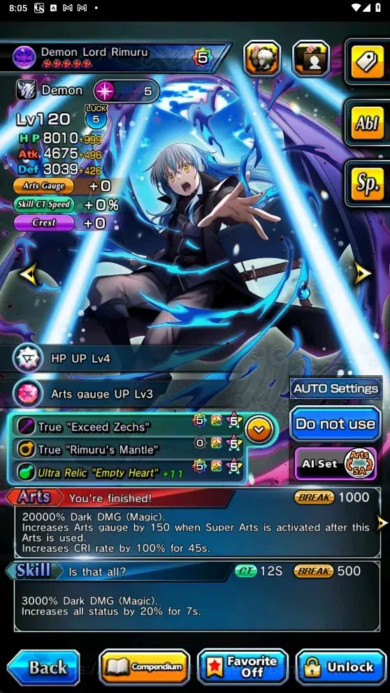Grand Summoners Accounts Global|Rank 138|25 Ascend|Okarun TW,DML Rimuru TW, image 8
