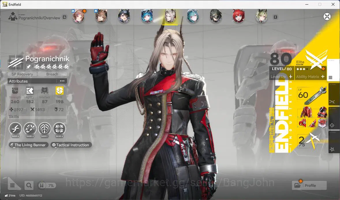 Arknights: Endfield Accounts ASIA | LVL 58, Laevatain sign p1, Ardelia sign, Gi image 10