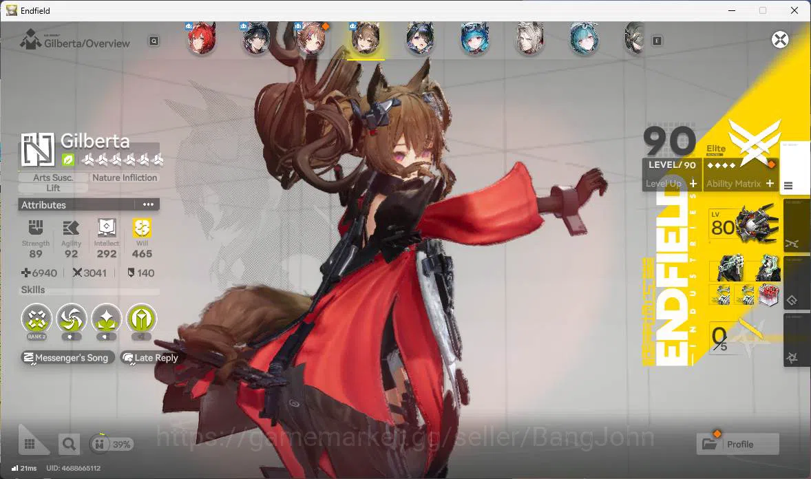 Arknights: Endfield Accounts ASIA | LVL 58, Laevatain sign p1, Ardelia sign, Gi image 14