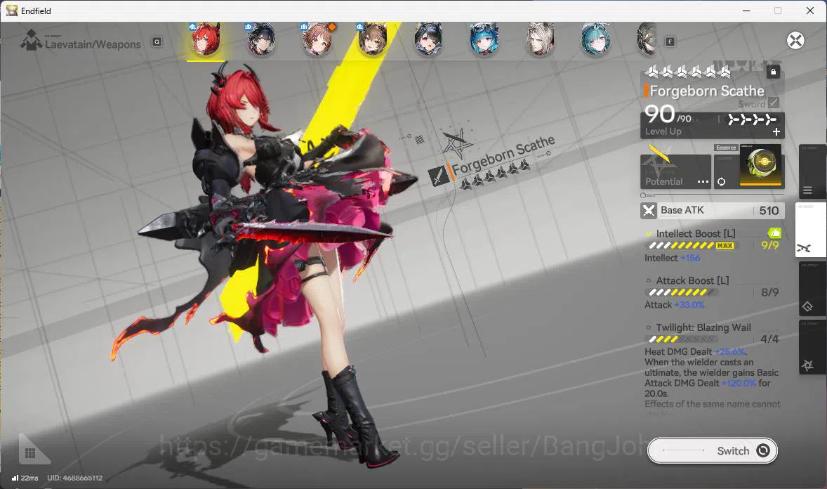 Arknights: Endfield Accounts ASIA | LVL 58, Laevatain sign p1, Ardelia sign, Gi image 17