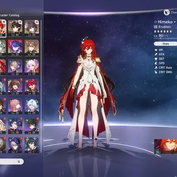 Honkai Star Rail Accounts Others ASIA|TL 60|7 Limited|1 GCS|(Himeko Nova+Sign,DH Terrae,Huohuo,Acheron,Gilgamesh,Etc)|1,5K