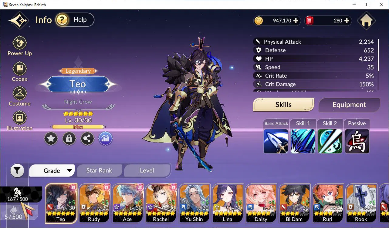 Seven Knights Re:Birth Accounts [Re:BIRTH] | Global |10 Legendary (TeoB6,RudyB6,Ac image 19