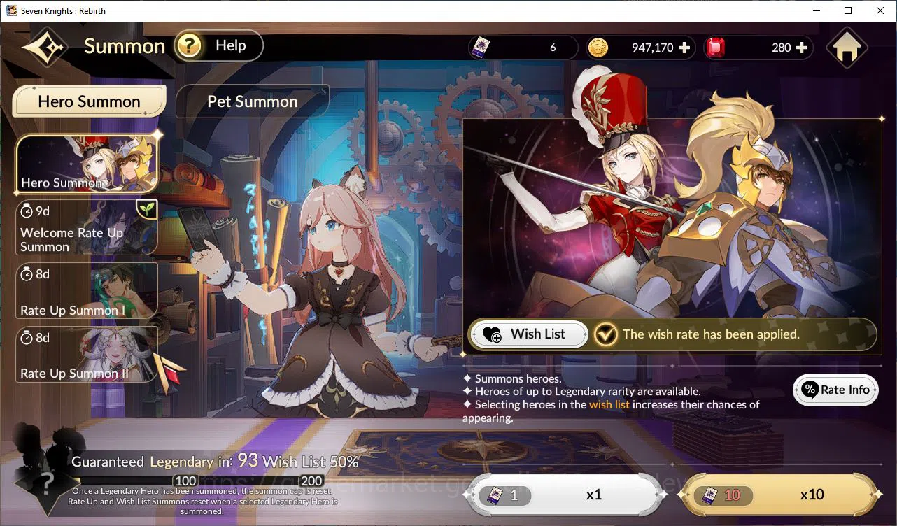 Seven Knights Re:Birth Accounts [Re:BIRTH] | Global |10 Legendary (TeoB6,RudyB6,Ac image 3