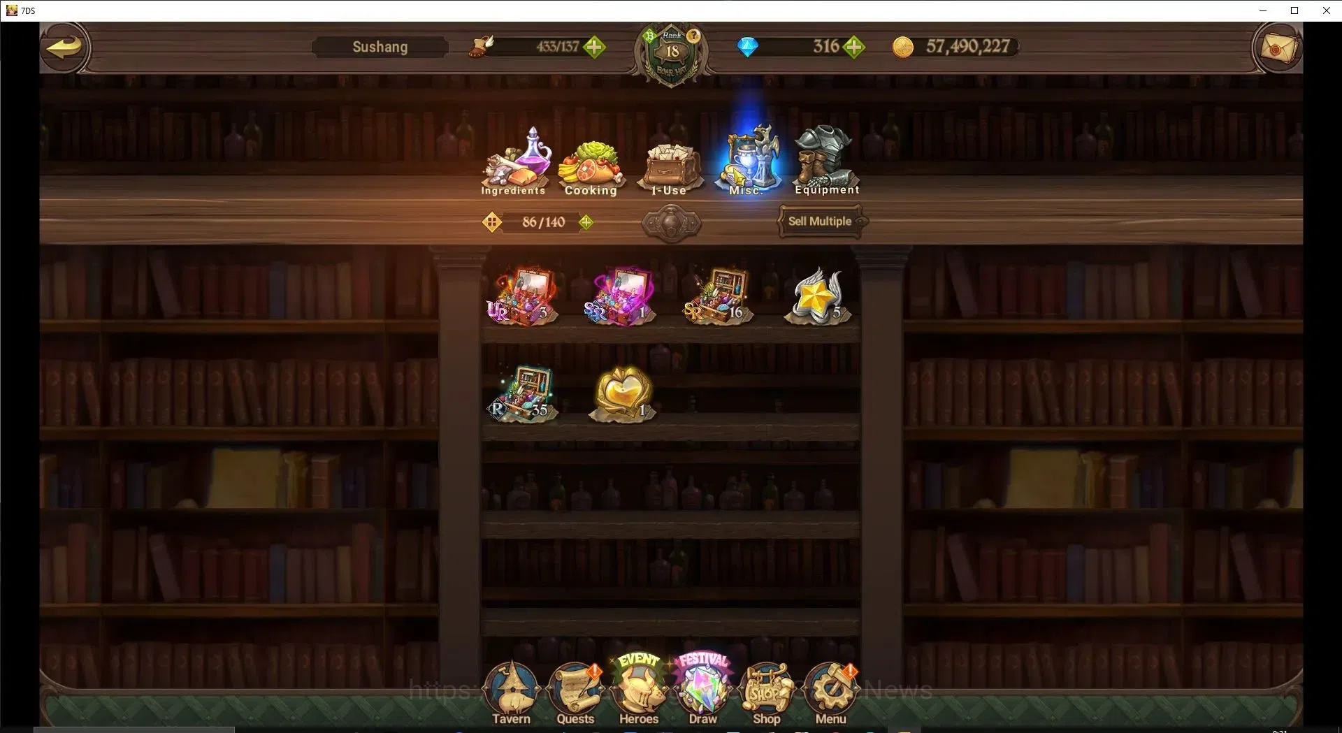 The Seven Deadly Sins: Grand Cross Accounts Global|958K CC|316 DM|1 UR Selector+1 Seventh Spri image 14