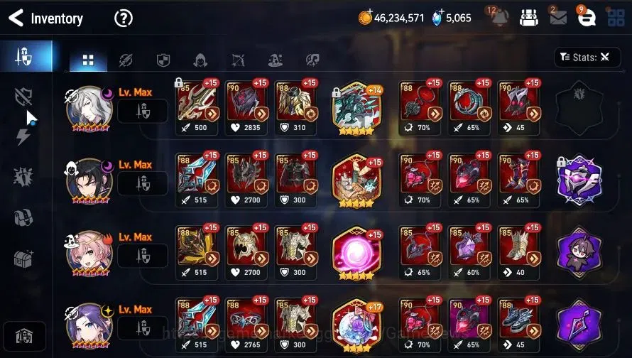 Epic Seven Accounts GLOBAL|UnVerif|16 ML(Salome,LOT Scales,NM Luna,Zio image 18
