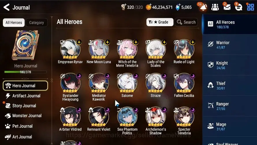 Epic Seven Accounts GLOBAL|UnVerif|16 ML(Salome,LOT Scales,NM Luna,Zio image 4