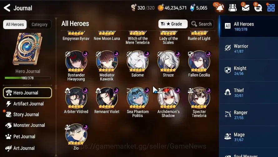 Epic Seven Accounts GLOBAL|UnVerif|16 ML(Salome,LOT Scales,NM Luna,Zio image 5