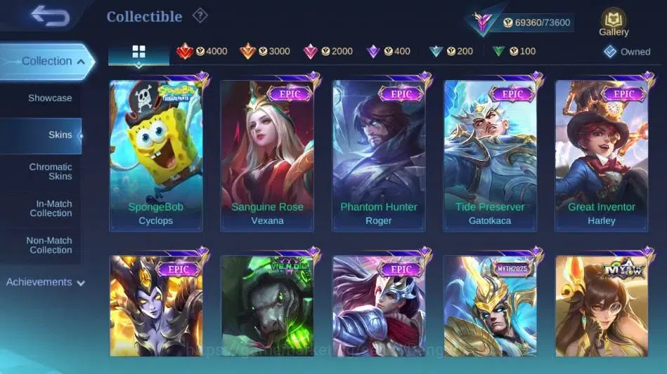 Mobile Legends: Bang Bang Accounts Global|Skin 268|Renowned II|KOF Karina+Guinevere,P image 10