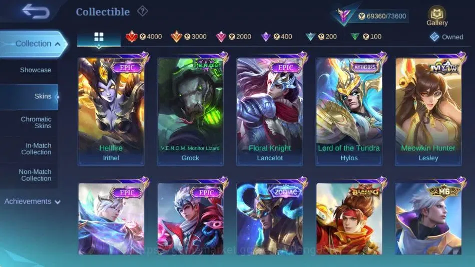 Mobile Legends: Bang Bang Accounts Global|Skin 268|Renowned II|KOF Karina+Guinevere,P image 11