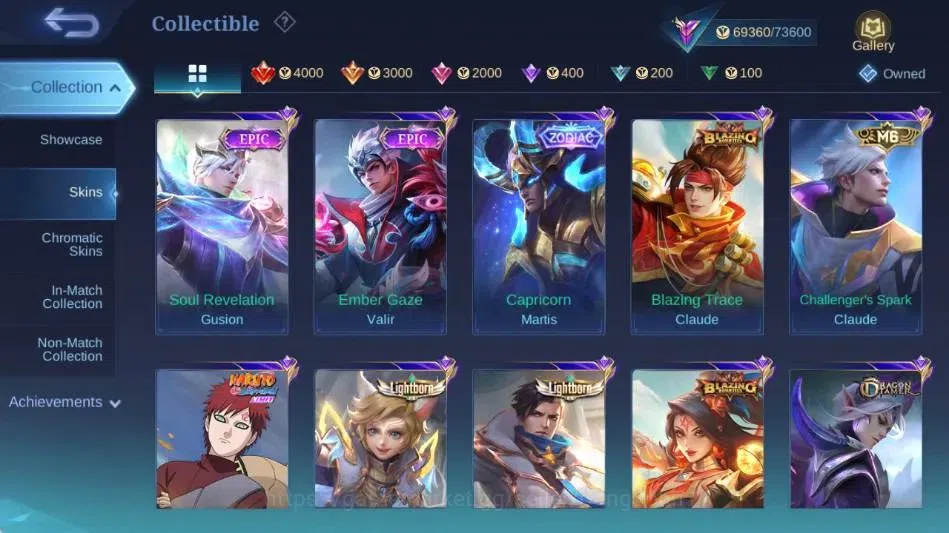 Mobile Legends: Bang Bang Accounts Global|Skin 268|Renowned II|KOF Karina+Guinevere,P image 12