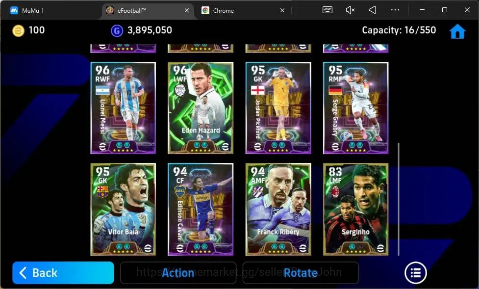 eFootball Accounts Mobile|PW 3148|Epic Cannavaro,Basten,Oddo,Owen,Haz image 4