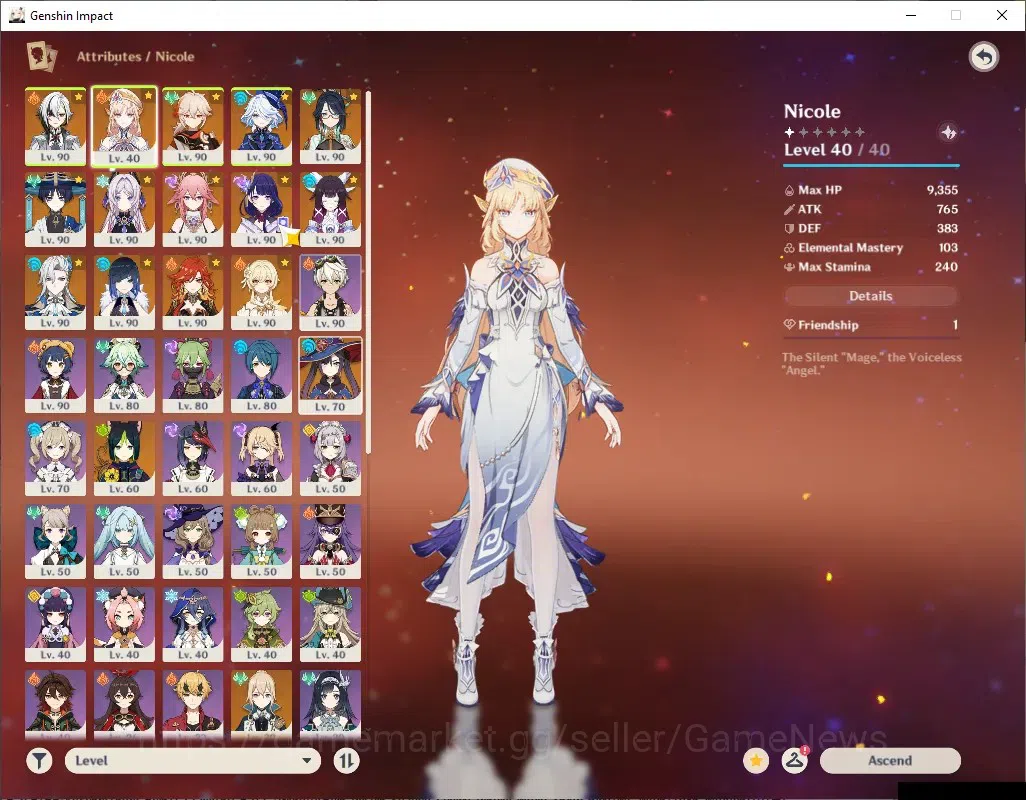 Genshin Impact Accounts ASIA|AR58|PremTeam Arle,Neuvil,Mavu|13 Limited+7 ( image 4