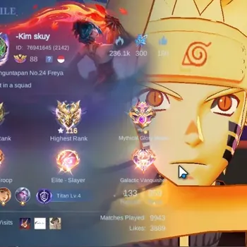 Mobile Legends: Bang Bang Accounts Collector Hero 133|Skin 359|Ex Immo 116|Recall Seal Anvil|Freya Legend|Lukas
