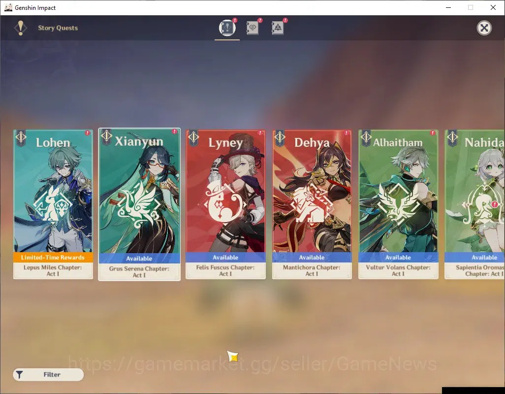 Genshin Impact Accounts ASIA|AR 56|6 Limited + 4(*5 Weapon)|Kinich C1,Neve image 17
