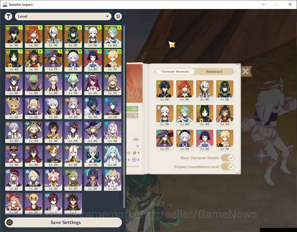 Genshin Impact Accounts ASIA|AR 56|6 Limited + 4(*5 Weapon)|Kinich C1,Neve image 2