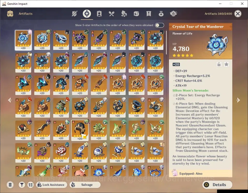 Genshin Impact Accounts ASIA|AR 56|6 Limited + 4(*5 Weapon)|Kinich C1,Neve image 6
