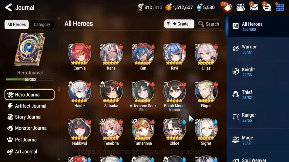 Epic Seven Accounts GLOBAL Unverif|New Era|8 ML(Rhiana NLucel,NM Luna, image 7