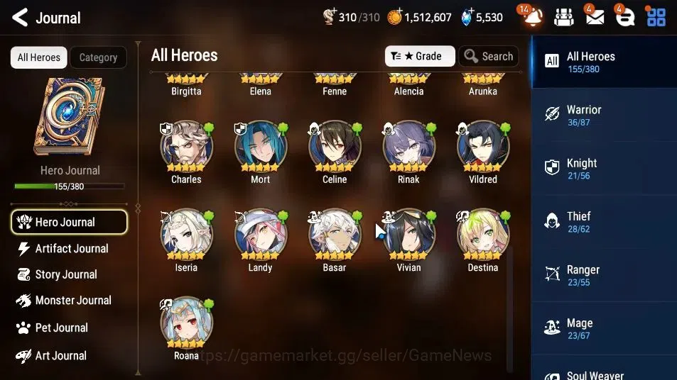Epic Seven Accounts GLOBAL Unverif|New Era|8 ML(Rhiana NLucel,NM Luna, image 9