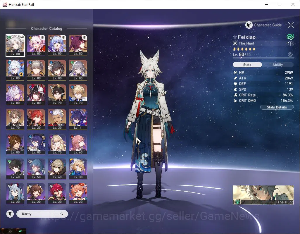 Honkai Star Rail Accounts Mid Game Asia|TL 69|9 Limited 2