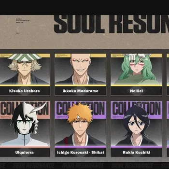BLEACH: Soul Resonance Accounts NUVERSE SEA|Lvl 67|6 SSR|5 Sign|(Ichigo Zangetsu B2,Nelliel B2,Ichigo Hollow