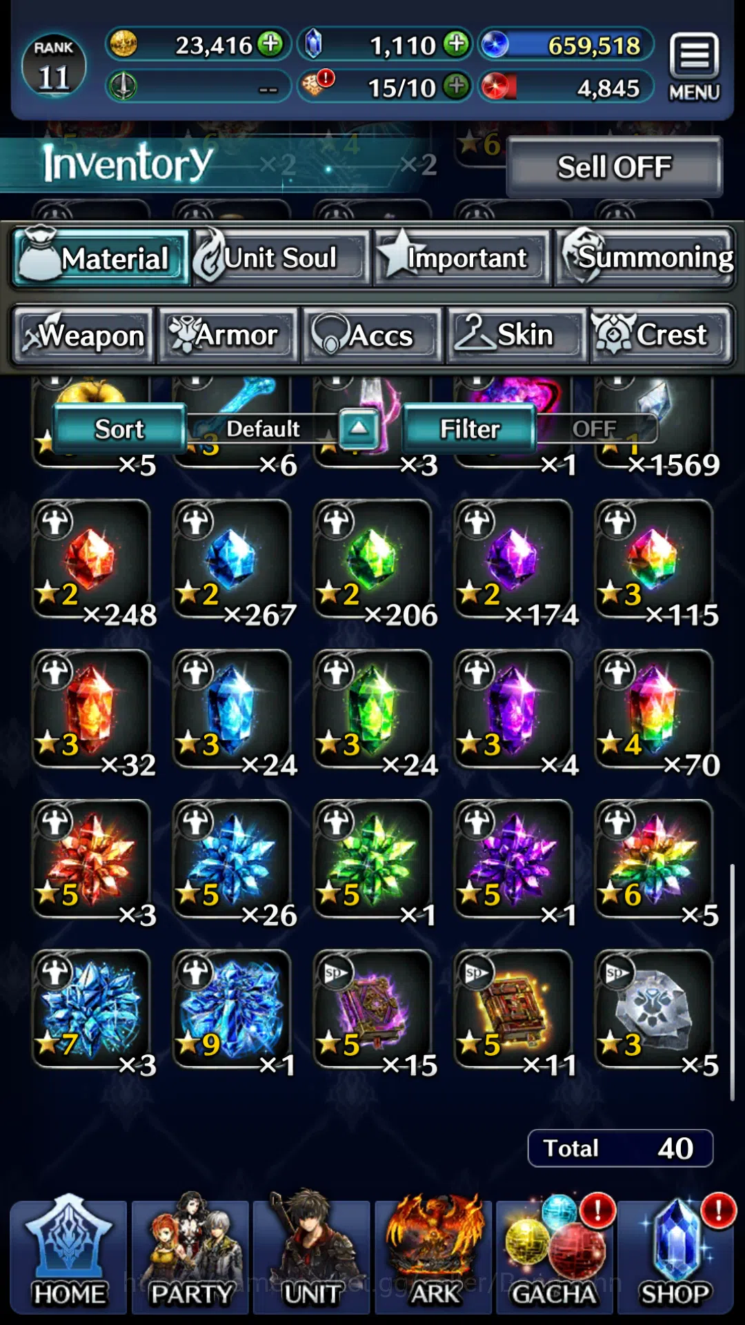 Last Cloudia Accounts Global|Rank 11|Collab Milim,Hinata&Meta Units (GHA image 5