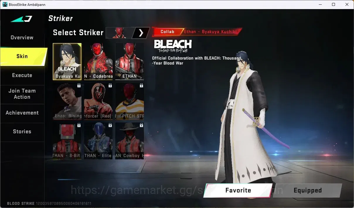 Blood Strike Accounts ASIA | 3 Collab Gun (MCX TR, Kar98k 7DS, FN2000 TR image 13