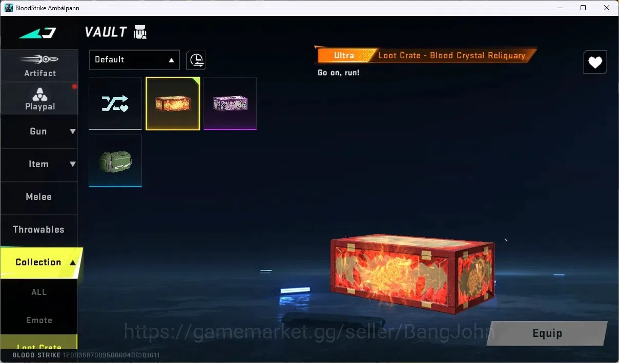 Blood Strike Accounts ASIA | 3 Collab Gun (MCX TR, Kar98k 7DS, FN2000 TR image 8