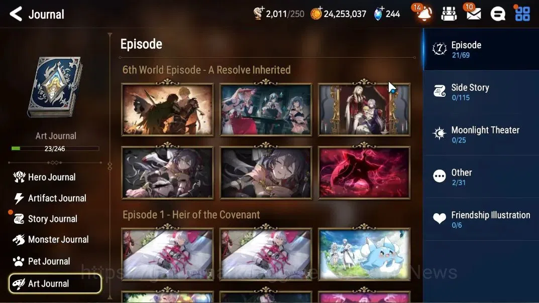 Epic Seven Accounts GLOBAL Unverif|NewEra|7 ML(Salome,DB Senya,DD Ray, image 10