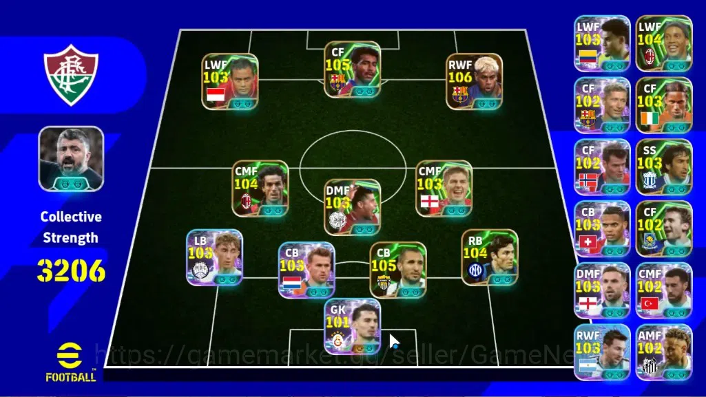 eFootball Accounts Legends & Iconic Players Android|Epic Lamine Yamal,Romario,Ronaldinho Gaucho,Roberto Donadoni,Steven 1