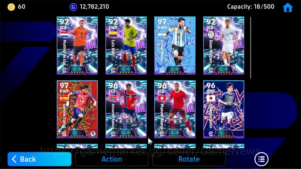 eFootball Accounts Legends & Iconic Players Android|Epic Lamine Yamal,Romario,Ronaldinho Gaucho,Roberto Donadoni,Steven 10