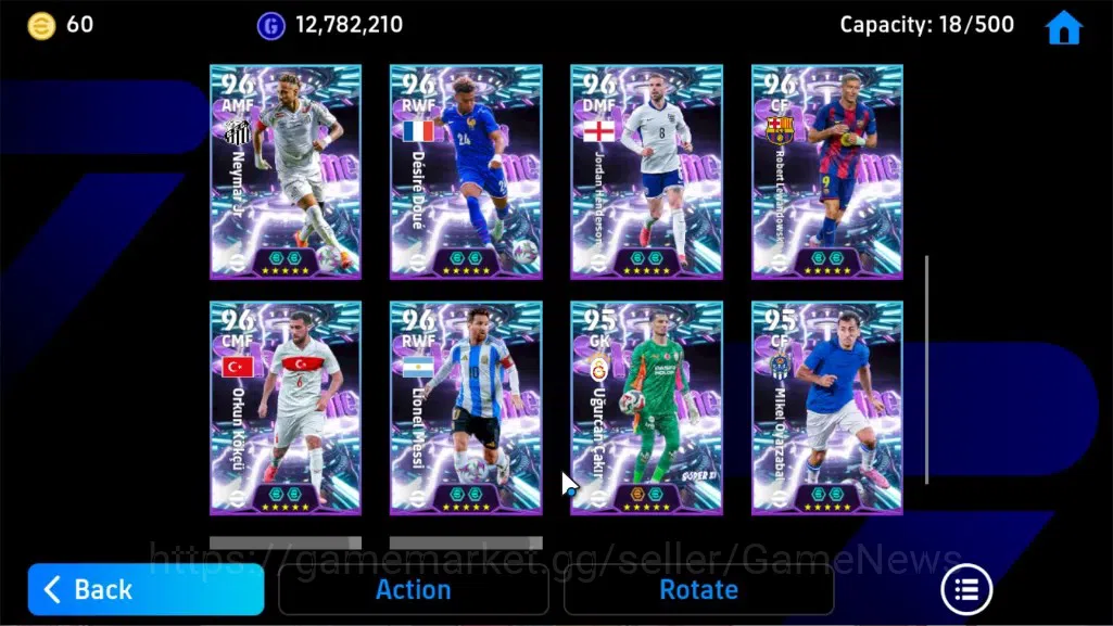 eFootball Accounts Legends & Iconic Players Android|Epic Lamine Yamal,Romario,Ronaldinho Gaucho,Roberto Donadoni,Steven 11