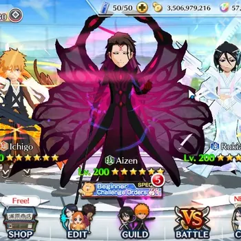 Bleach: Brave Souls Accounts High-End Global|1.26M BP+ 57K Orb |Aizen 11th Anniv,Rukia+Byakuya TYBW 2026,Ichigo 10th