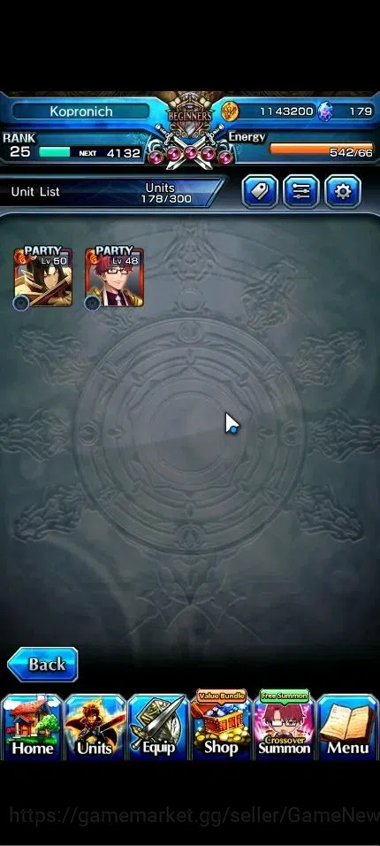 Grand Summoners Accounts Global |Rank 25|179 cc|2 Ascend + 1 TW| Choi Jong- image 3