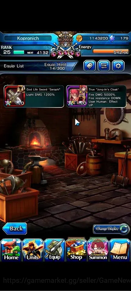 Grand Summoners Accounts Global |Rank 25|179 cc|2 Ascend + 1 TW| Choi Jong- image 5