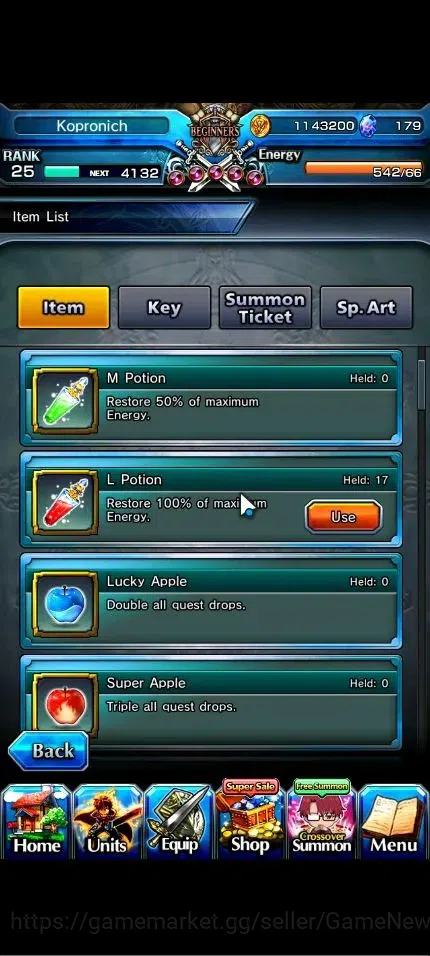 Grand Summoners Accounts Global |Rank 25|179 cc|2 Ascend + 1 TW| Choi Jong- image 6
