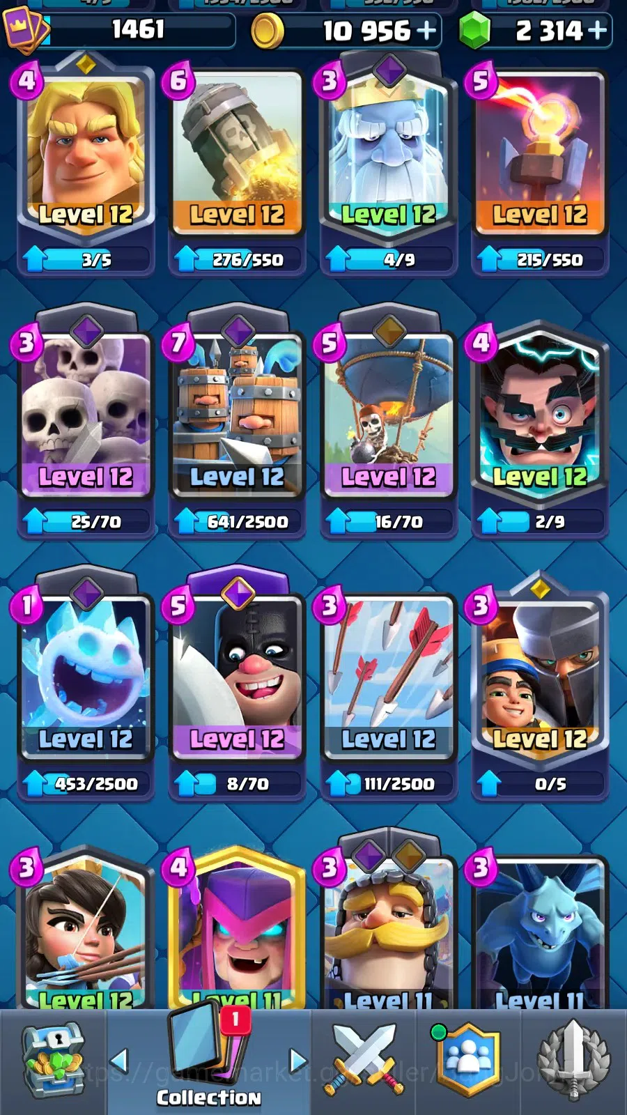 Clash Royale Accounts Mobile |KTL 15|Card121|2 Max L16 (PEKKA, Mega Knig image 13
