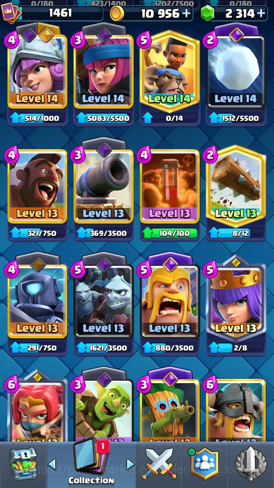 Clash Royale Accounts Mobile |KTL 15|Card121|2 Max L16 (PEKKA, Mega Knig image 15