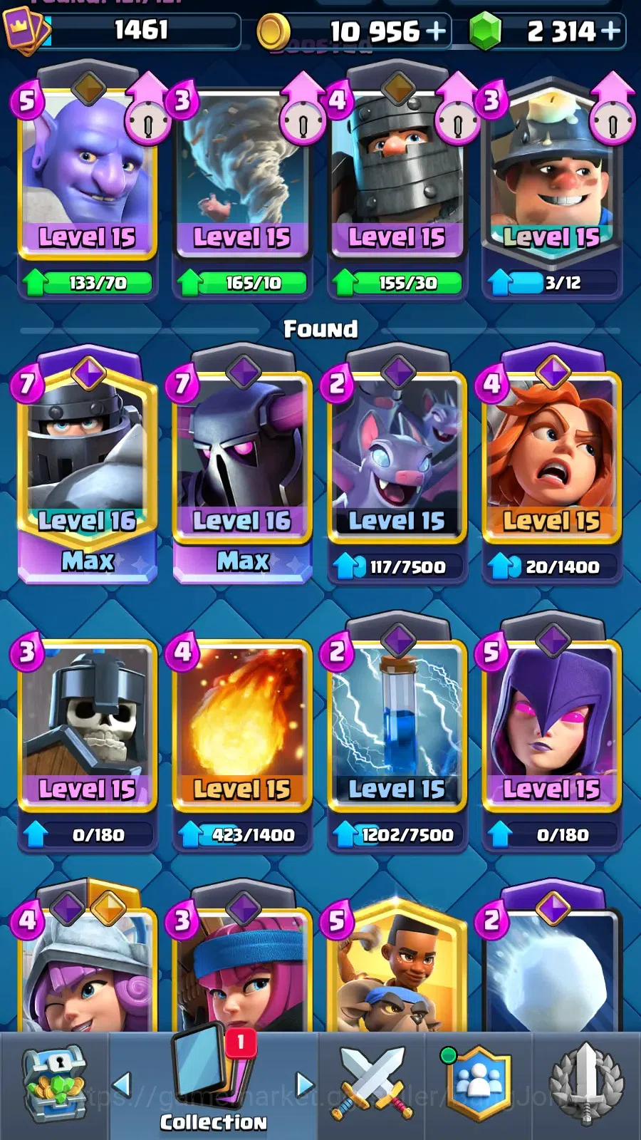 Clash Royale Accounts Mobile |KTL 15|Card121|2 Max L16 (PEKKA, Mega Knig image 16