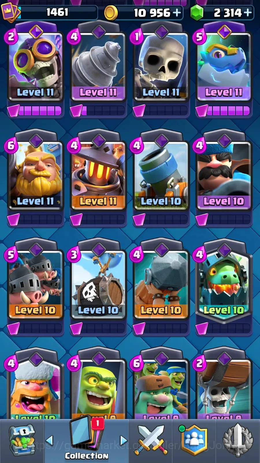 Clash Royale Accounts Mobile |KTL 15|Card121|2 Max L16 (PEKKA, Mega Knig image 3