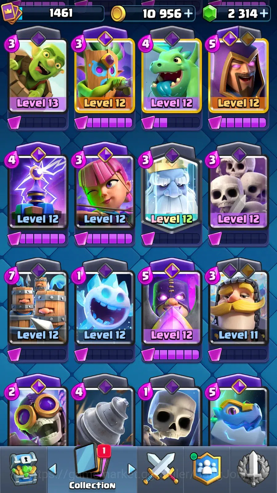 Clash Royale Accounts Mobile |KTL 15|Card121|2 Max L16 (PEKKA, Mega Knig image 4