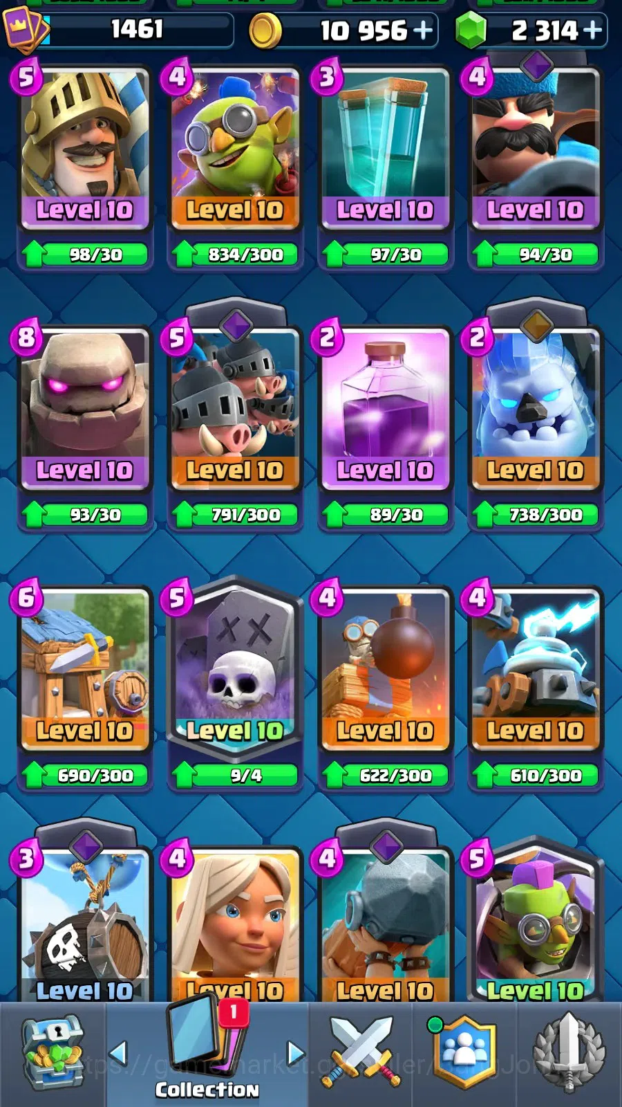 Clash Royale Accounts Mobile |KTL 15|Card121|2 Max L16 (PEKKA, Mega Knig image 9