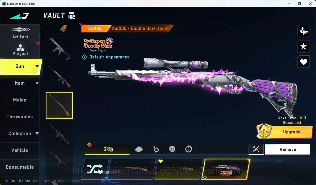 Blood Strike Accounts ASIA | 1 ETERNAL: ZERO Odashadow | 2 LIMITED Guns| image 2