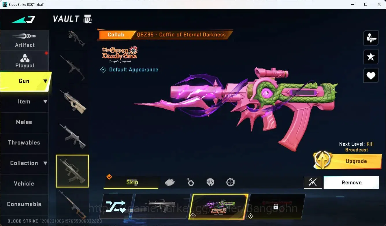 Blood Strike Accounts ASIA | 1 ETERNAL: ZERO Odashadow | 2 LIMITED Guns| image 3