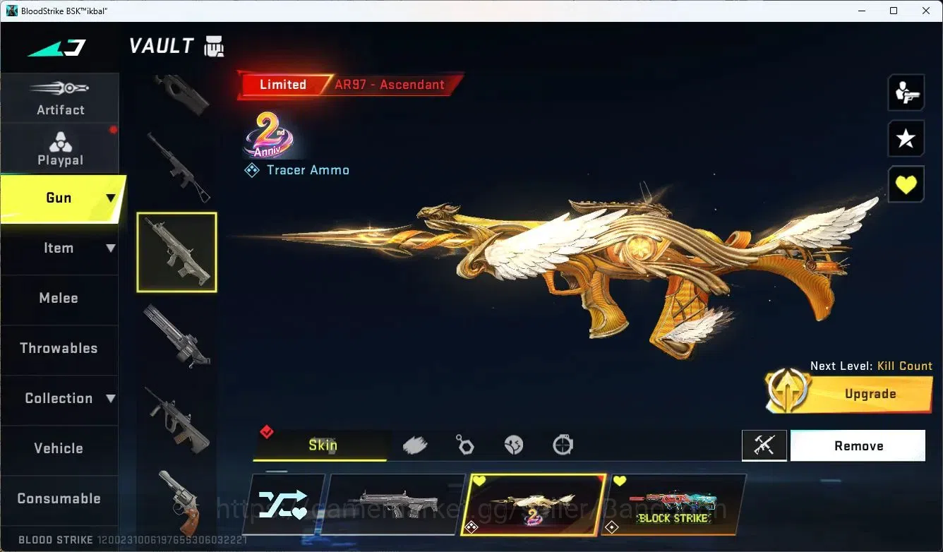 Blood Strike Accounts ASIA | 1 ETERNAL: ZERO Odashadow | 2 LIMITED Guns| image 5