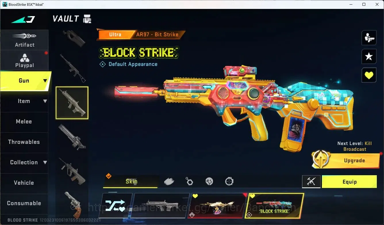 Blood Strike Accounts ASIA | 1 ETERNAL: ZERO Odashadow | 2 LIMITED Guns| image 6