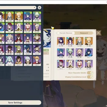 Genshin Impact Accounts Others ASIA|AR 42|2 Limited + 2 (*5Wep)|(Raiden Shogun)+Sign,Columbina| Standart Jean|Mc Male|Take