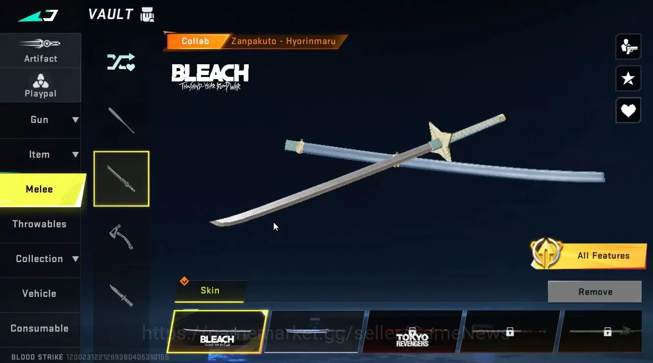 Blood Strike Accounts ASIA|ULTRA[Origin-12,UMP45,ETHAN,HANK]|Collab BLEA image 12