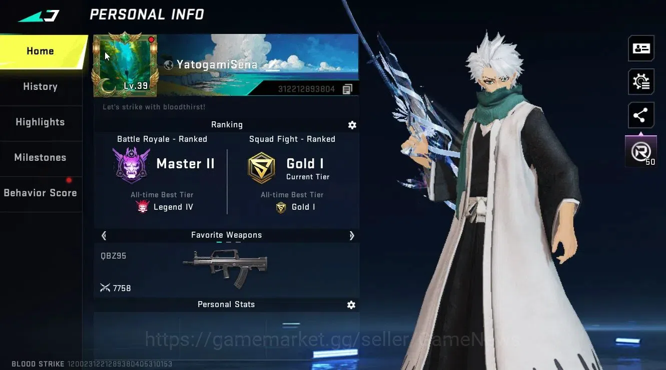 Blood Strike Accounts ASIA|ULTRA[Origin-12,UMP45,ETHAN,HANK]|Collab BLEA image 2